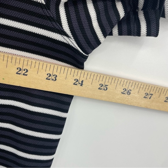Nike Victory Stripe black gray White Stripe Golf Polo Short Sleeve XL TCU BV0367 - Picture 10 of 10